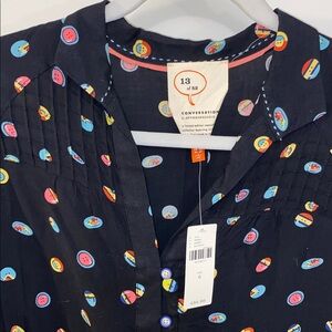 NWT Anthropologie 13 of 52 Conversations Shirt
